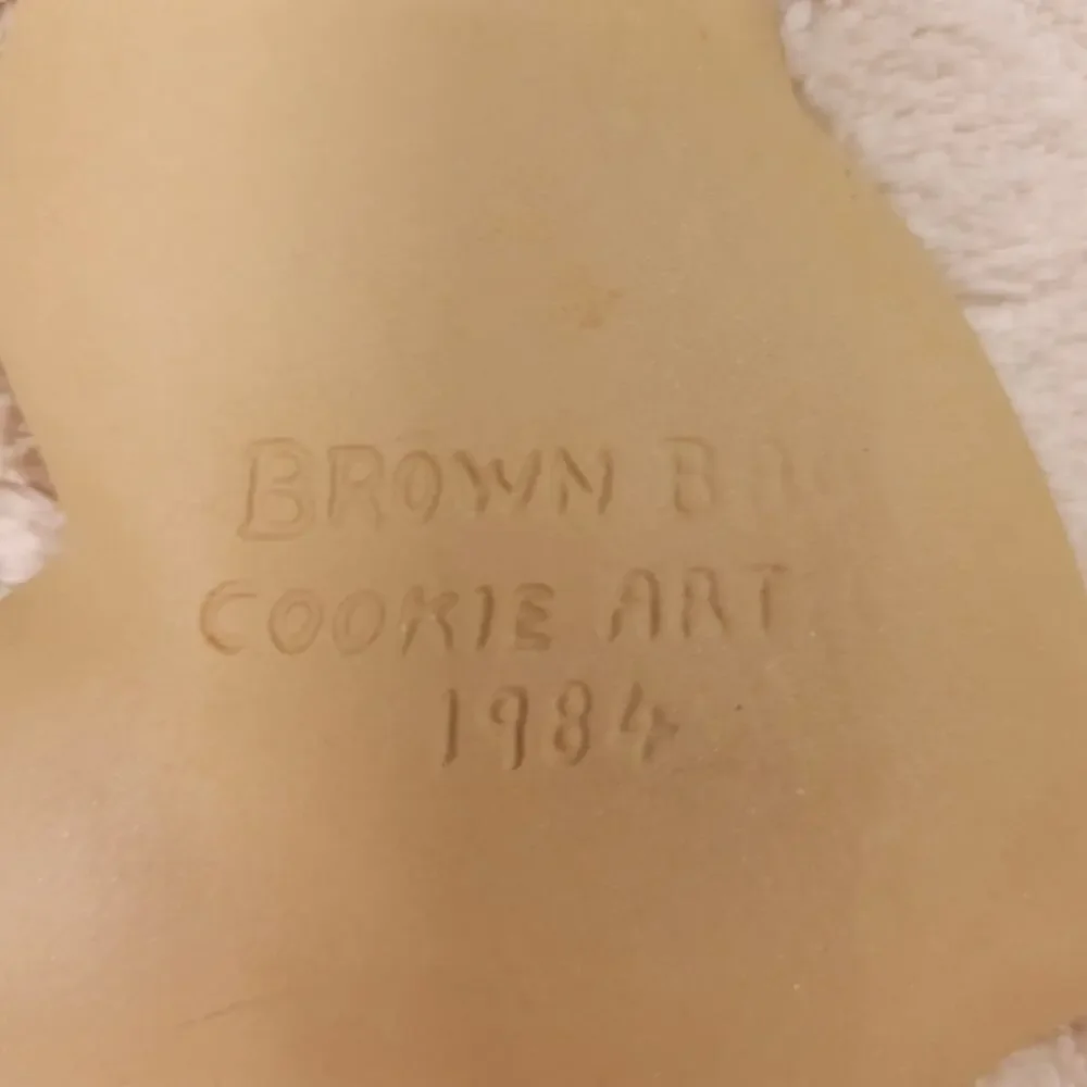 Vintage Brown Bag Cookie Art Shortbread Mold Goose 1984